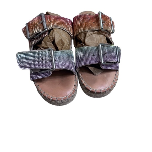 Gianni Bini Multicolor Buckle Sandals - Picture 6 of 7